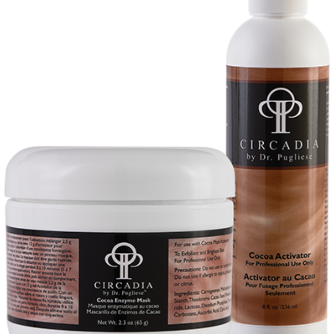 Cocoa Enzyme Set | Zestaw do enzymatycznego zabiegu z ekstraktem z kakao