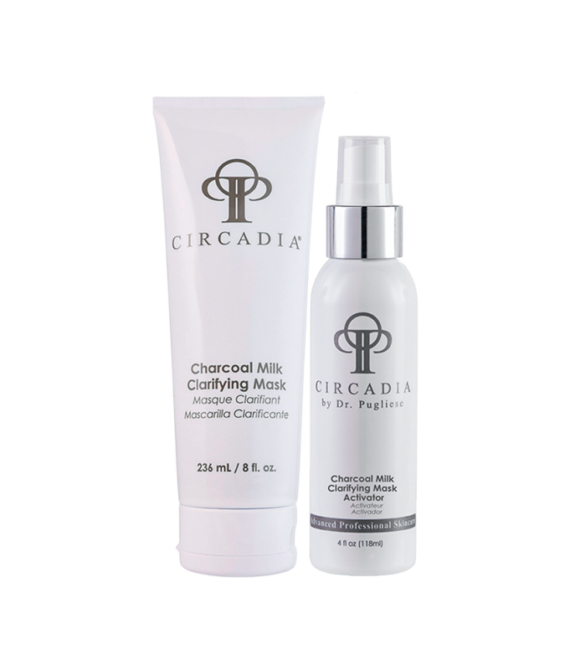 Charcoal Milk Clarifying Mask & Activator | Oczyszczająca maska i aktywator na bazie węgla i kwasu mlekowego
