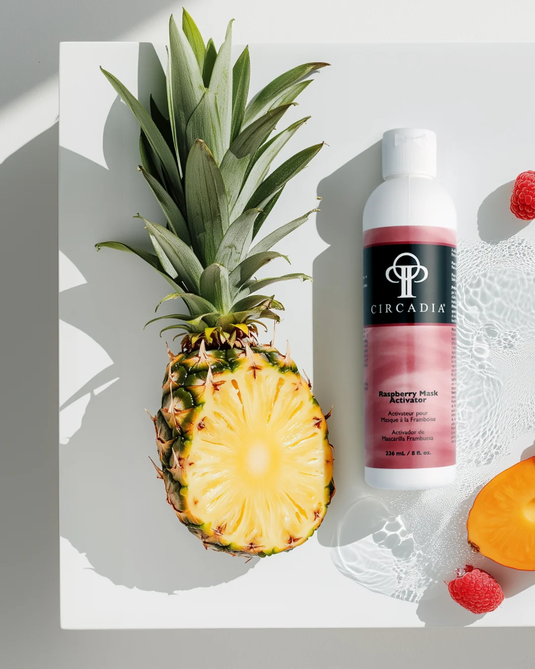 Przegląd peelingów enzymatycznych Circadia - Raspberry Enzyme